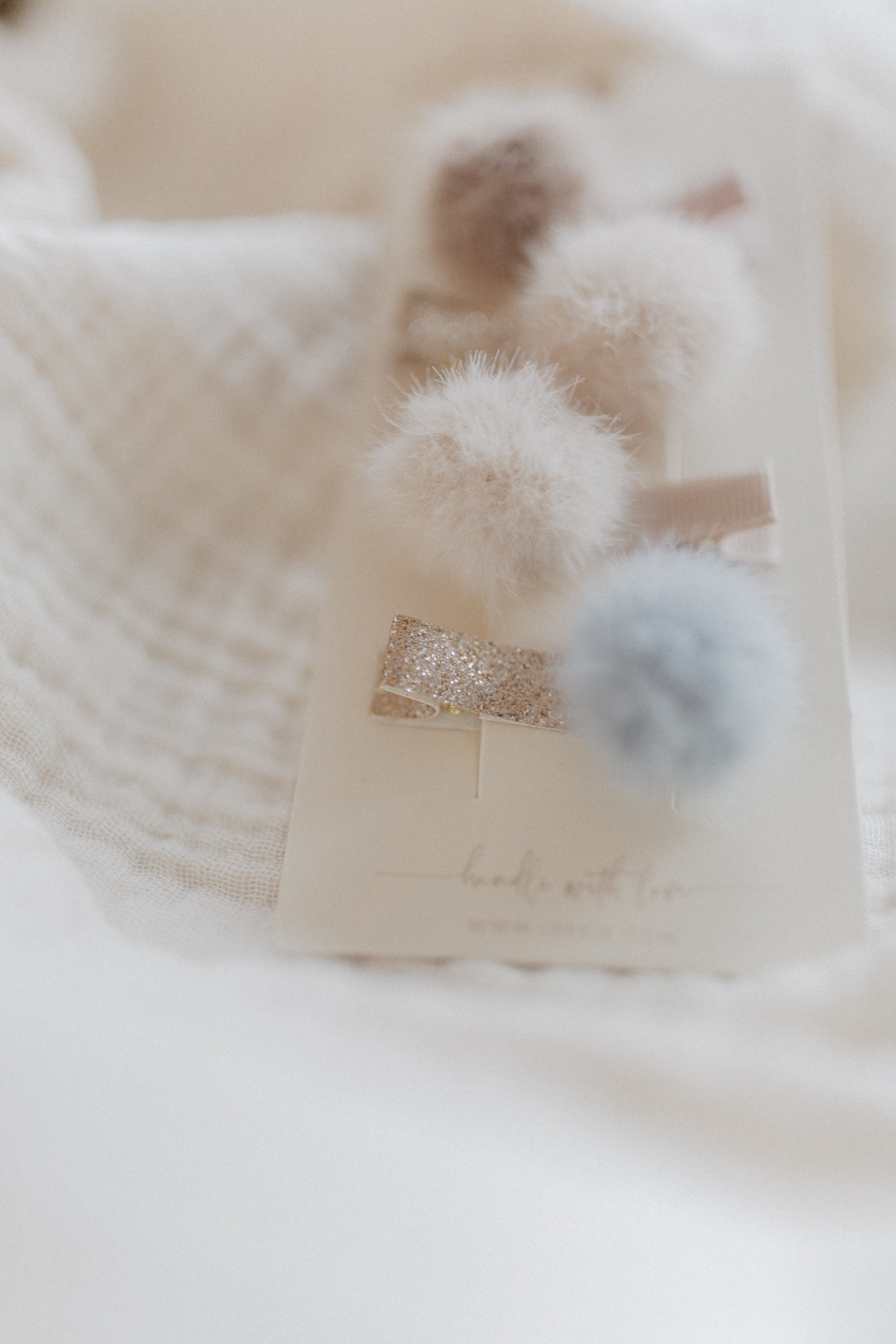 Haarspangen 'festive pompoms'