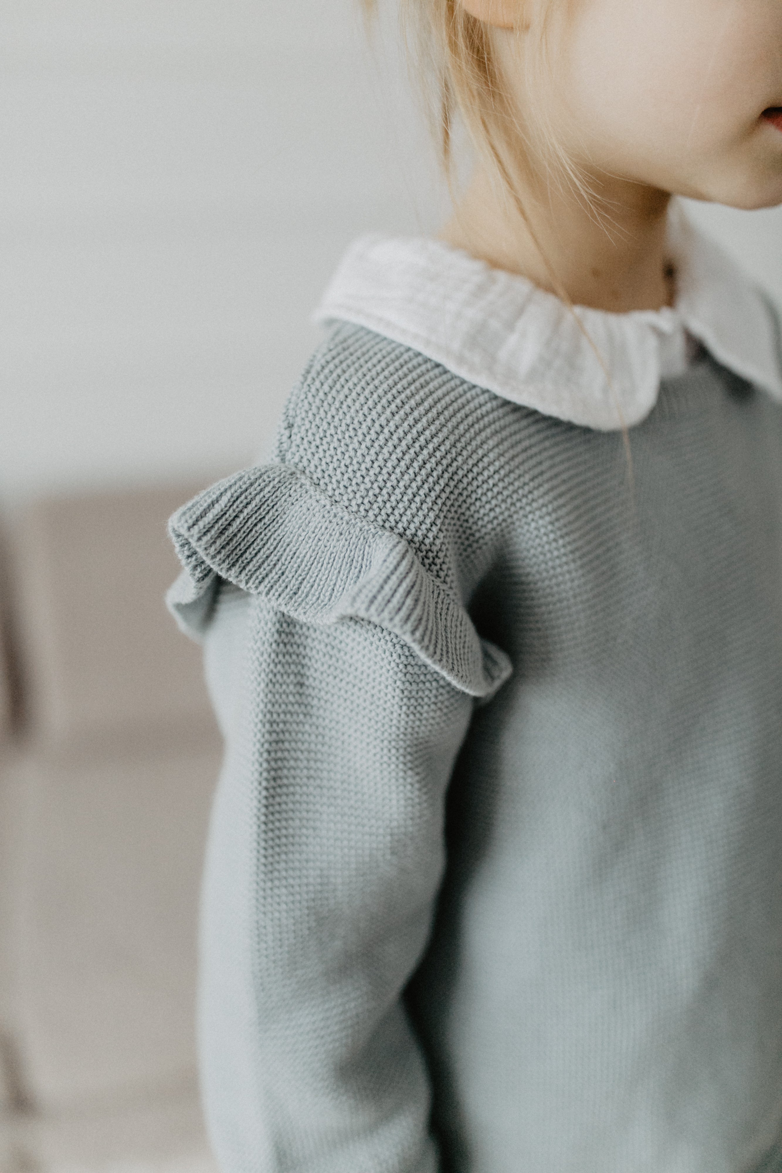 Pullover mit Rüschendetails
