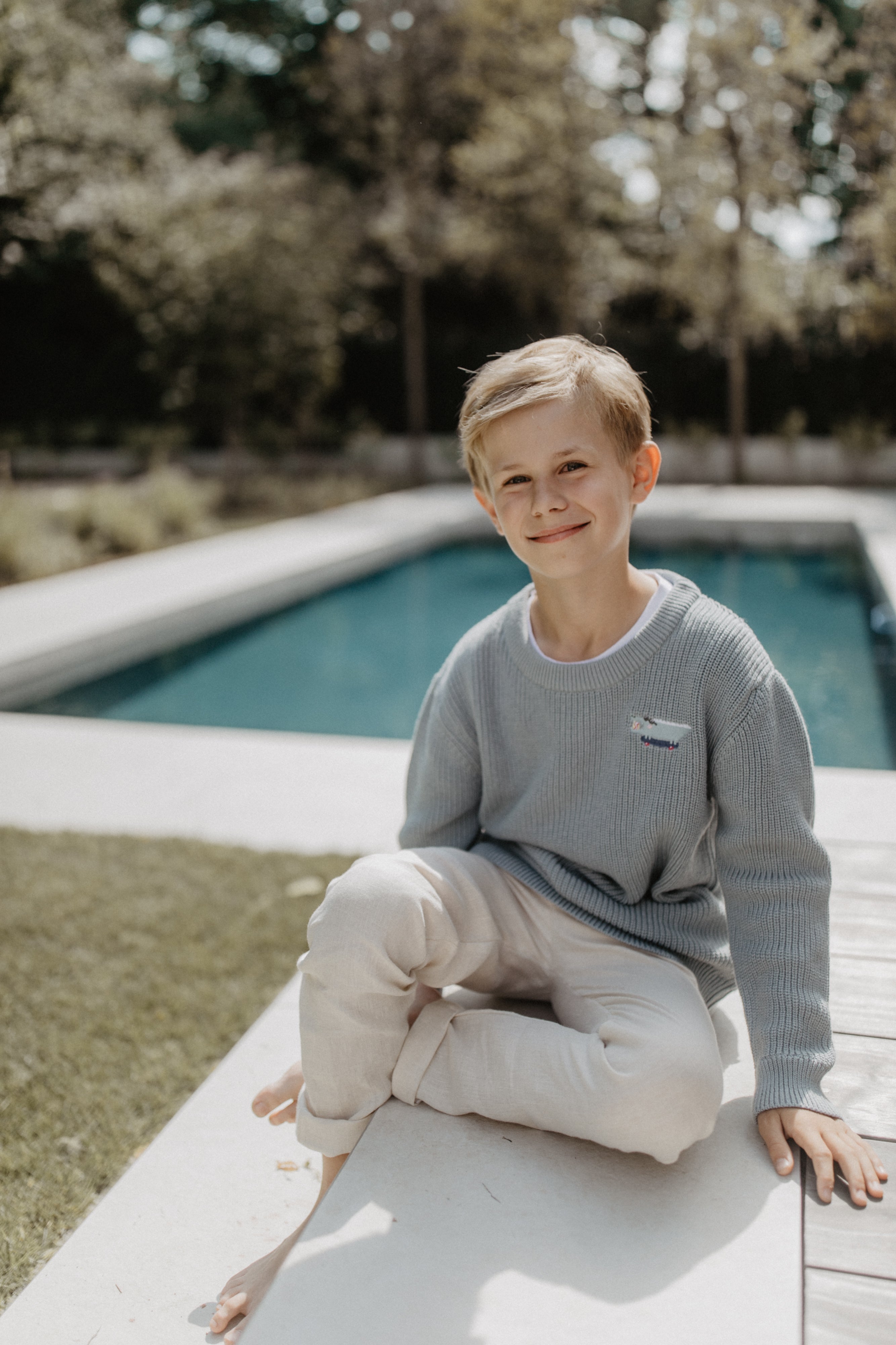 Chunky Knit Jumper 'Crocodile'