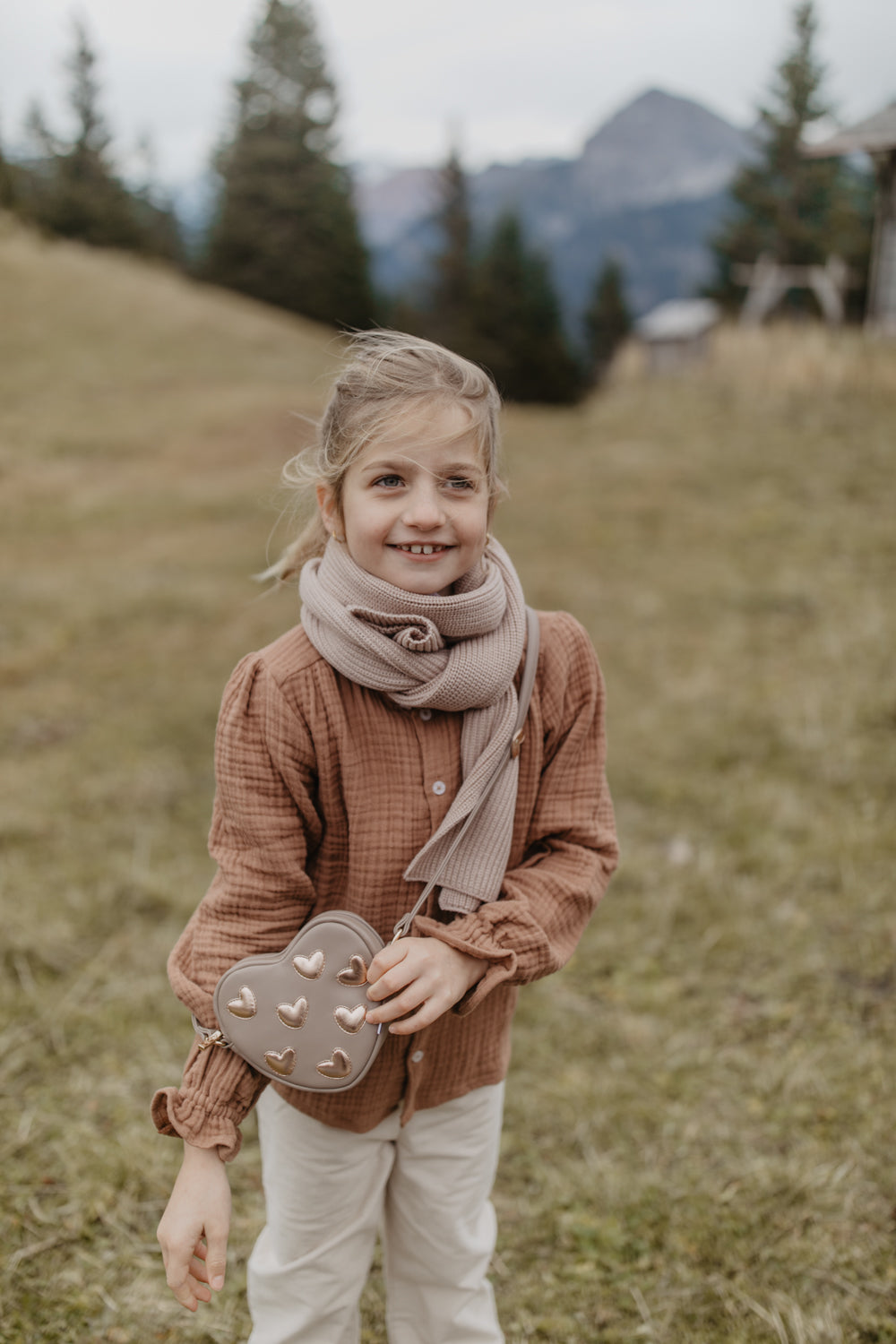 Children's Handbag 'Brown Heart'