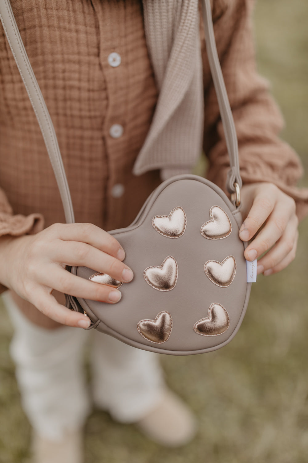 Children's Handbag 'Brown Heart'