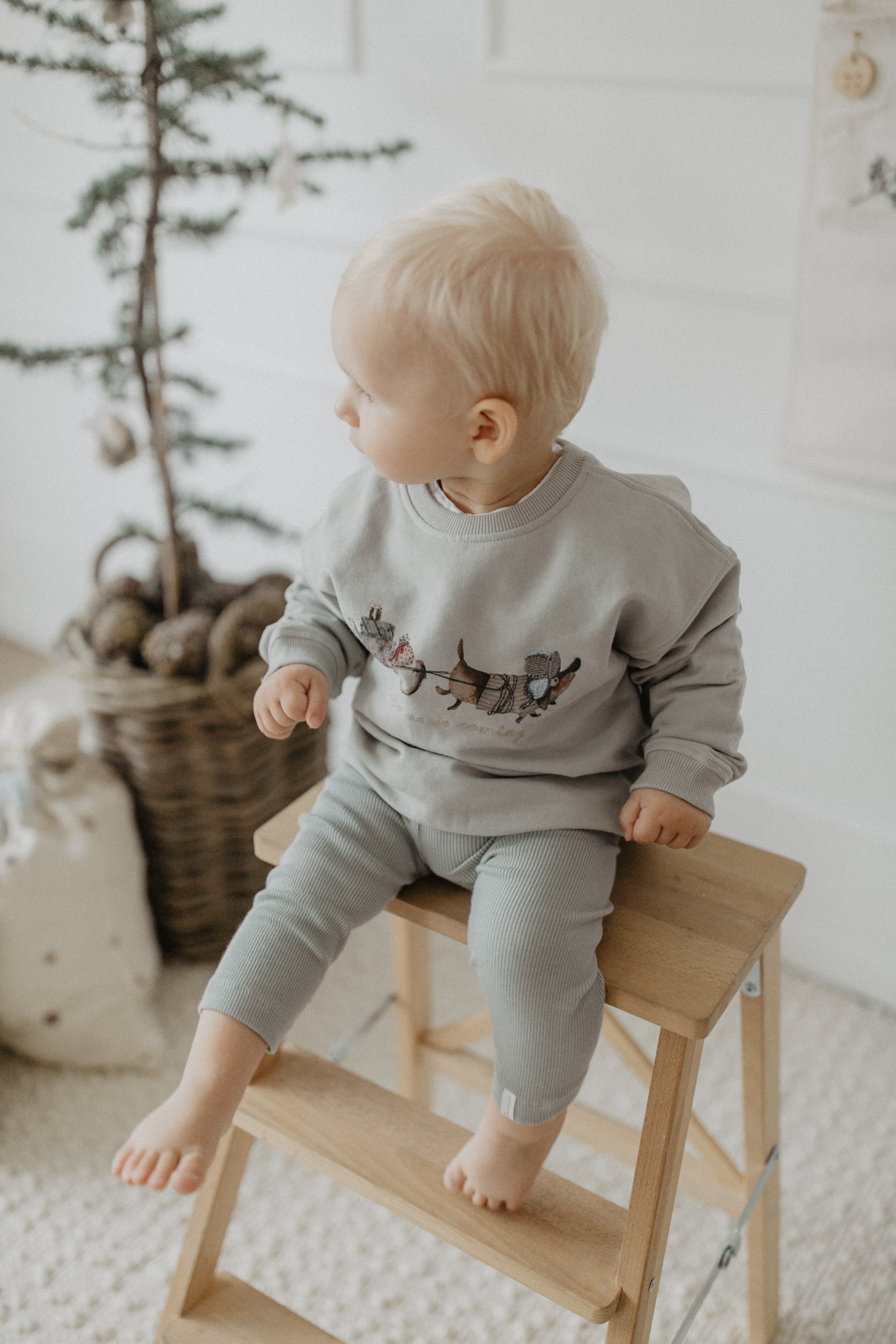 Unisex Oversized Sweatshirt Dackel 'christmas is coming'