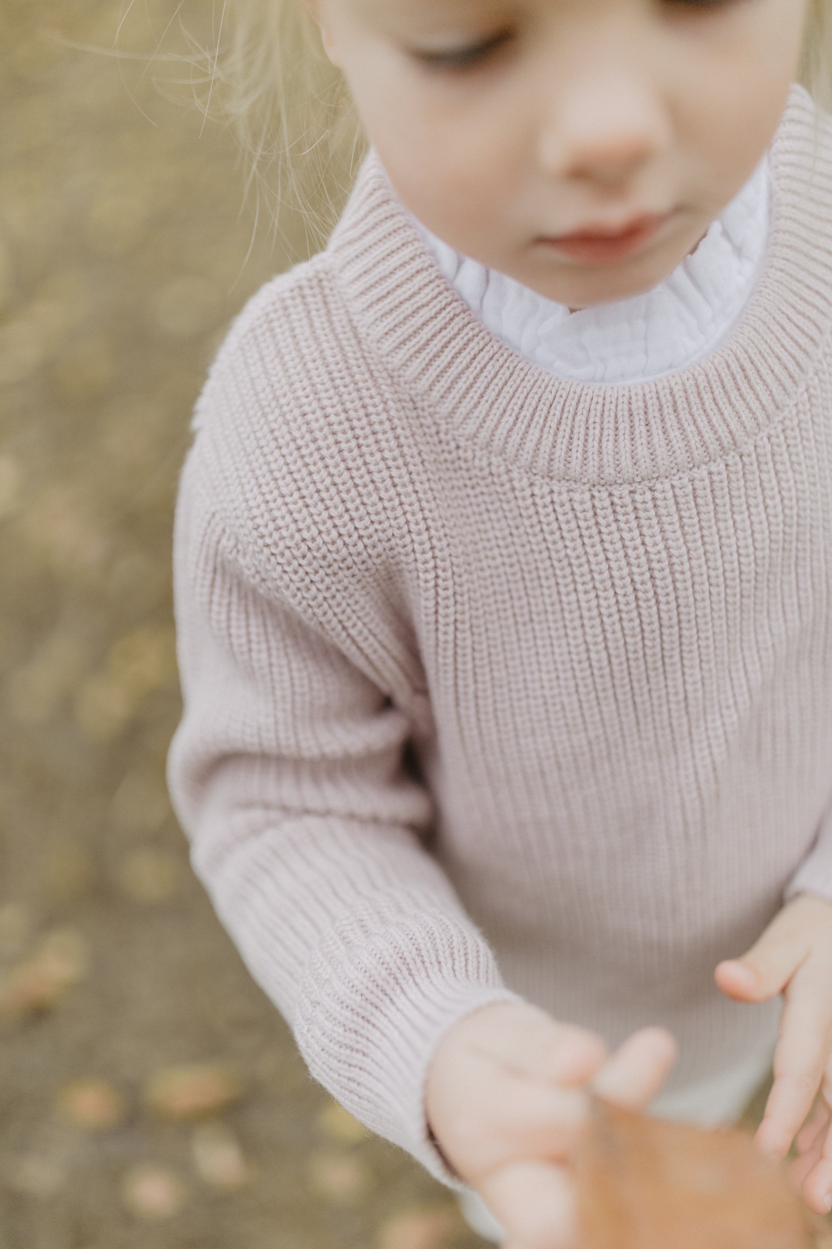 Chunky Knit Pullover 'lavender'