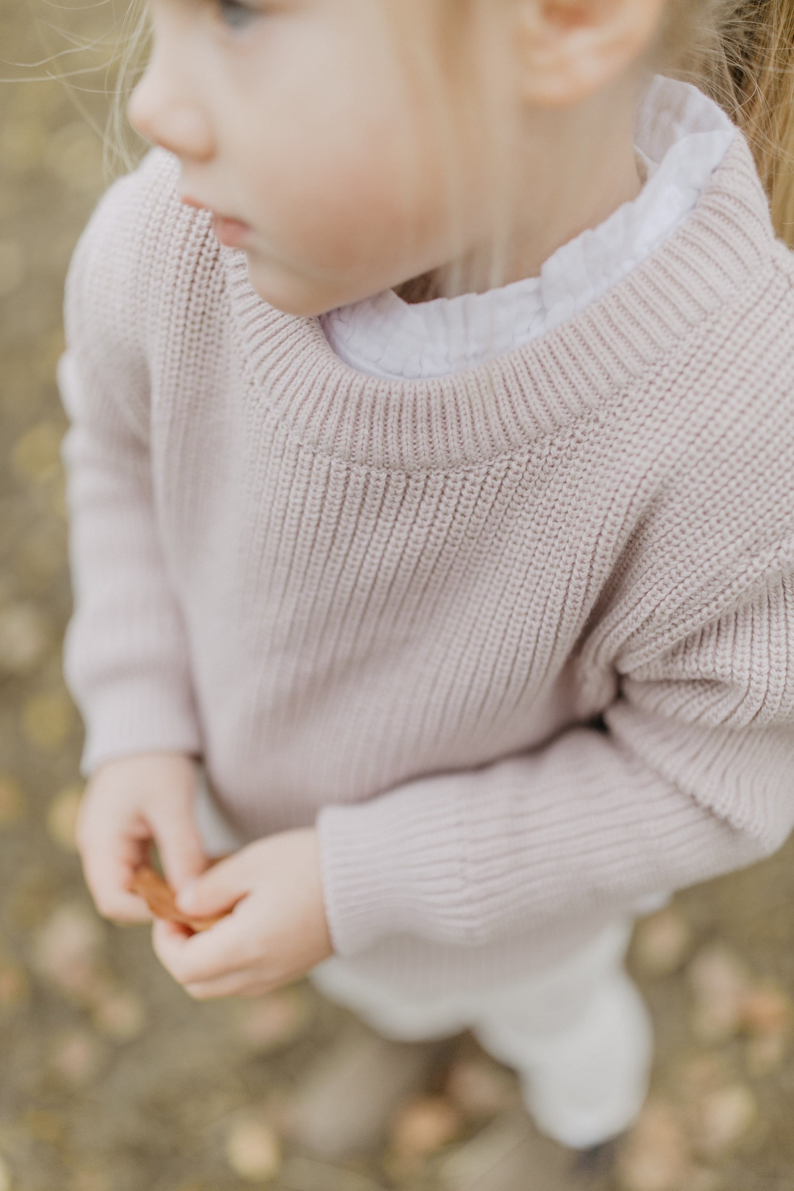 Chunky Knit Pullover 'lavender'
