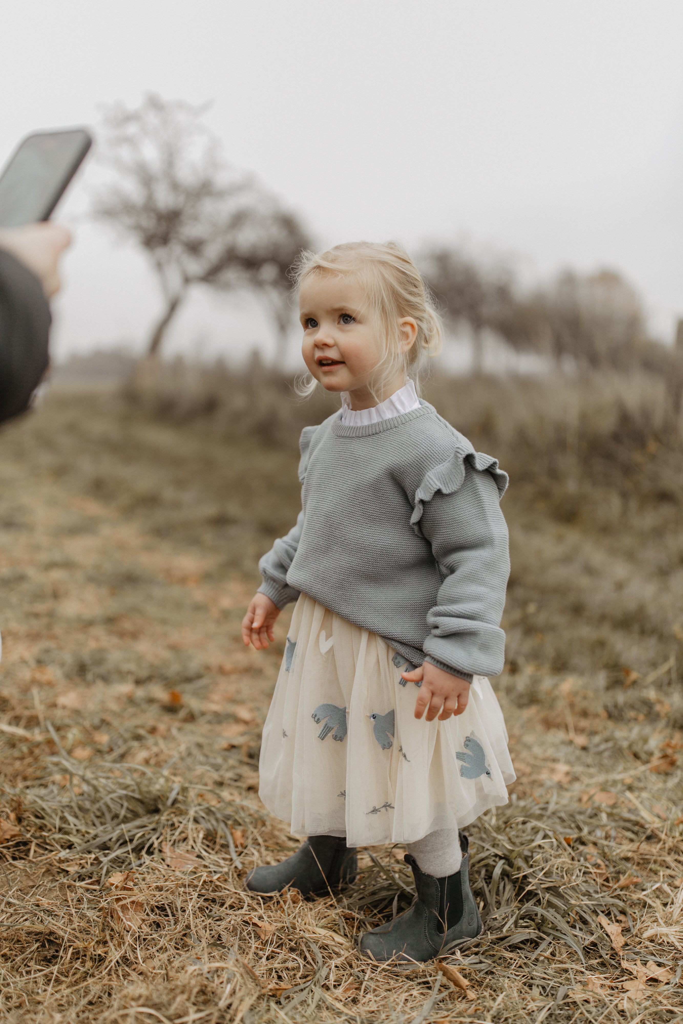 Pullover mit Rüschendetails