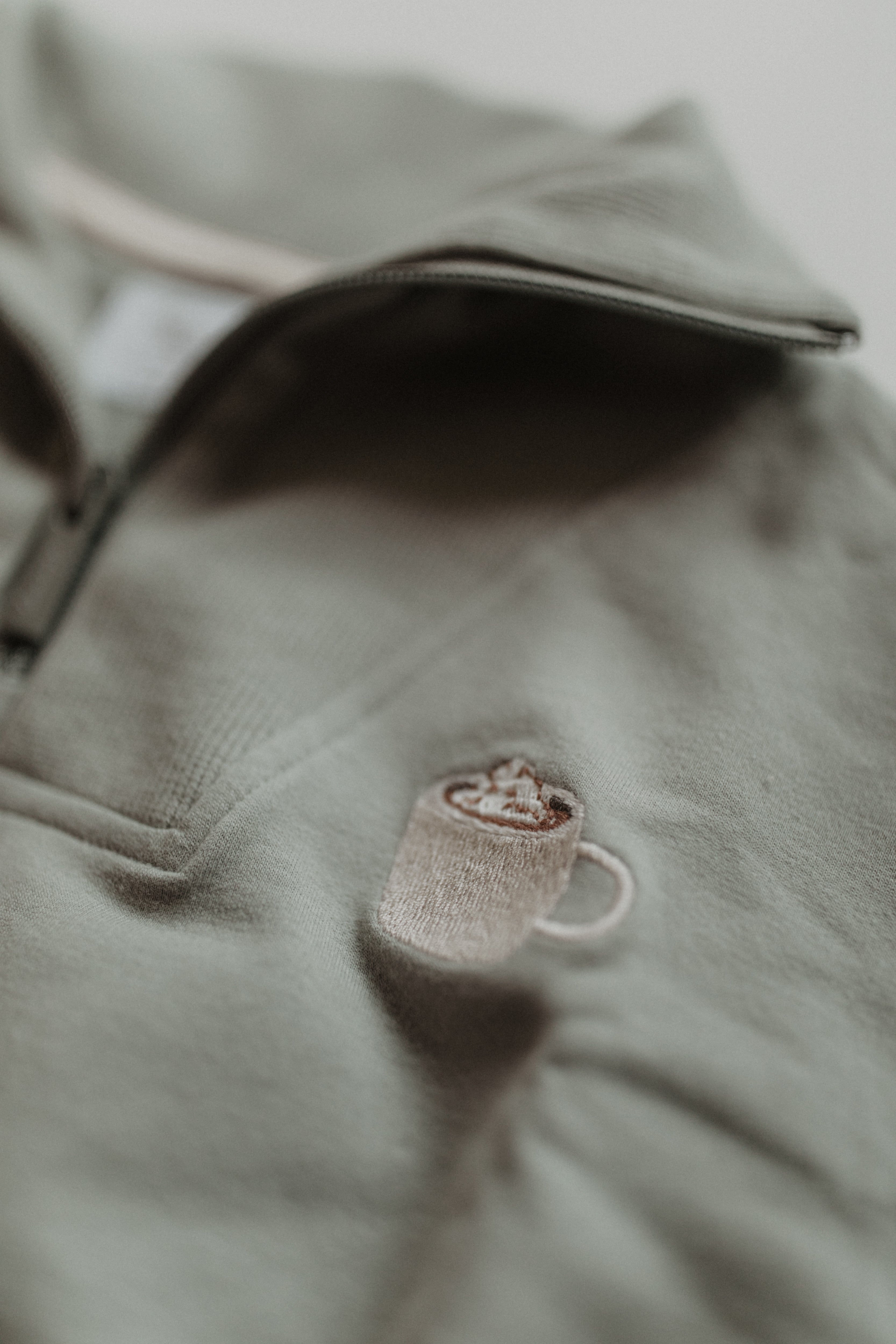 Troyer Half-Zip Sweater 'Cocoa'