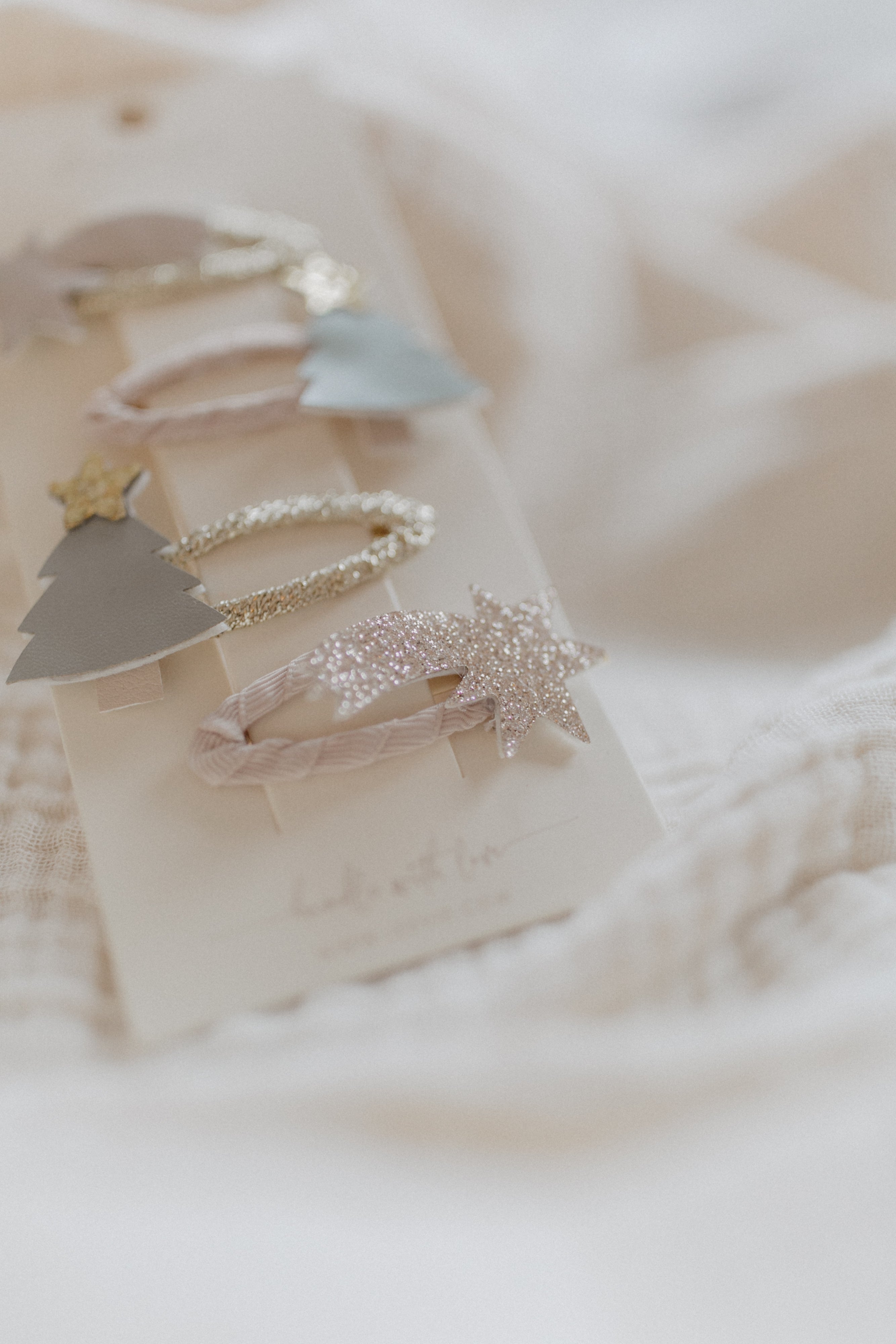 Haarspangen 'christmas tree clips'