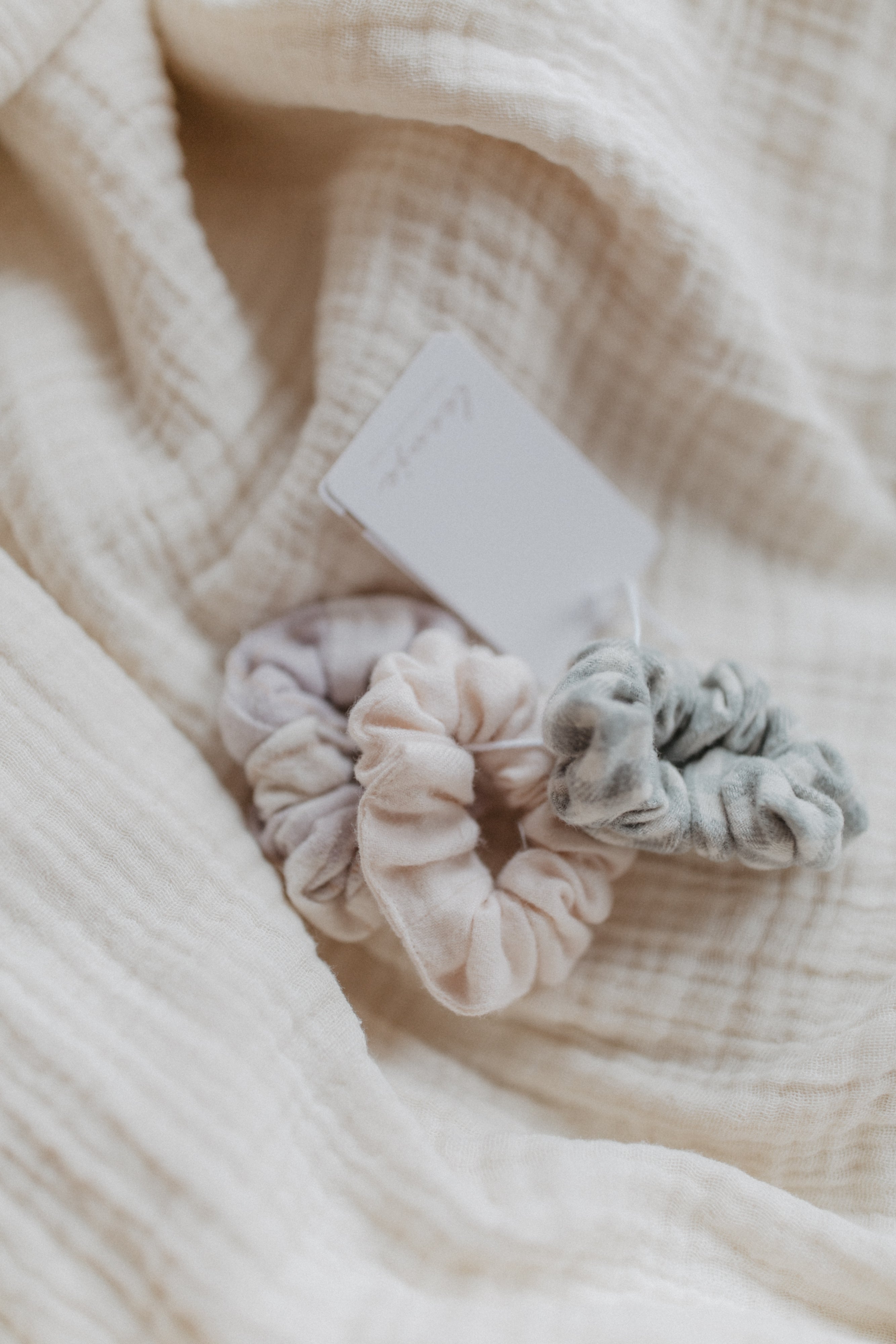 Scrunchies aus Flanell für Kinder