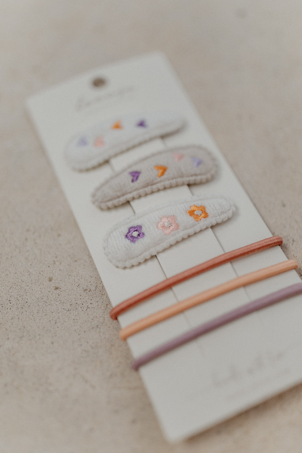 Hair Clips 'Hearts & Flowers Mix'