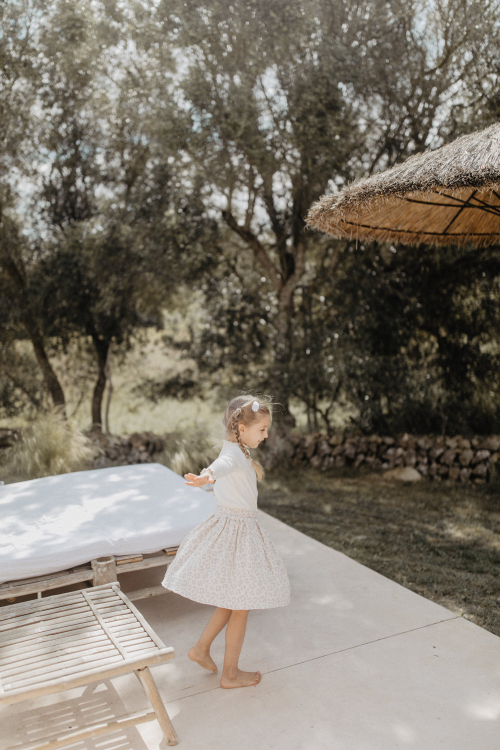 Muslin Skirt ‘Leopard’