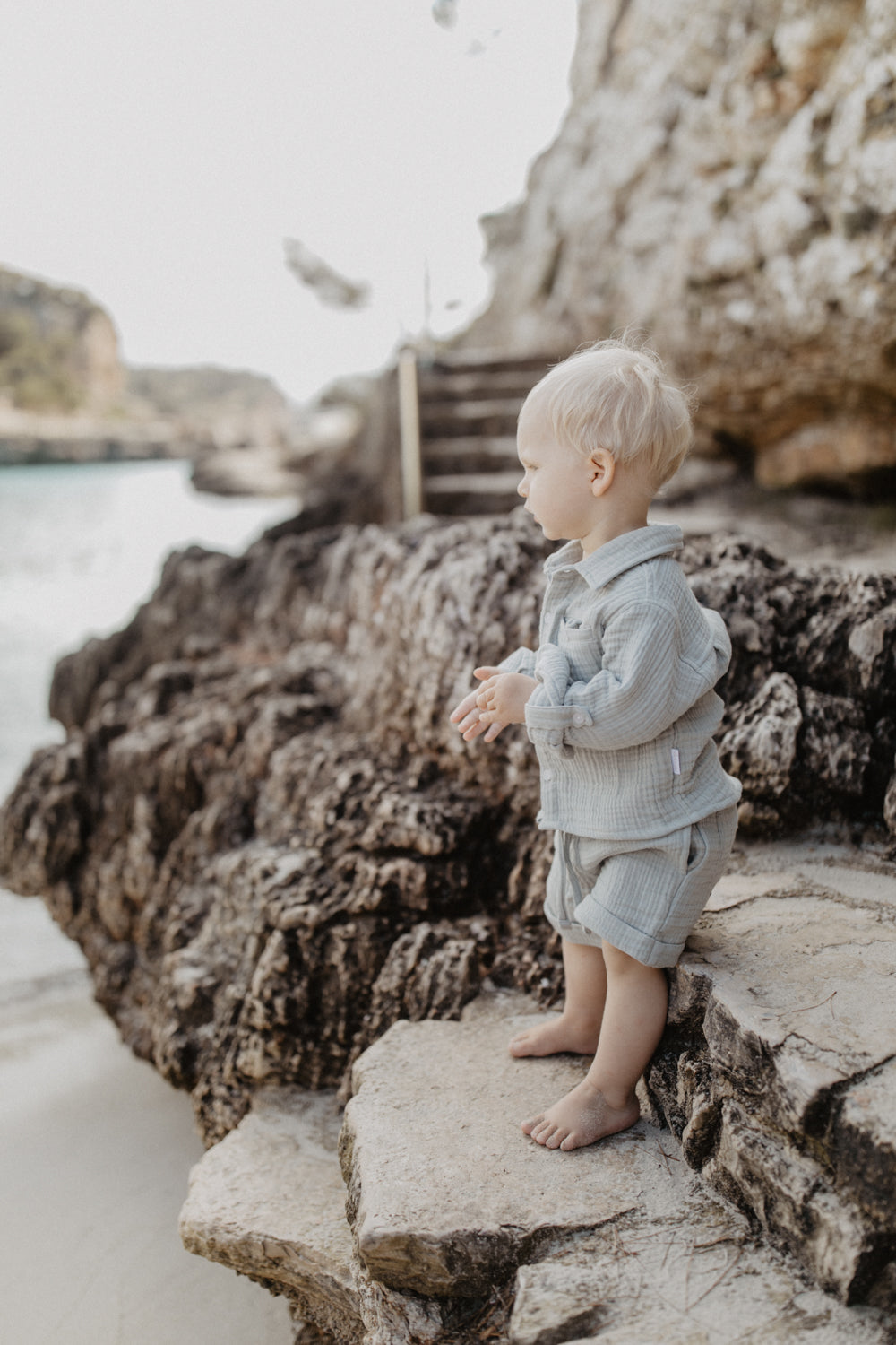 Muslin Shorts 'Soft Green'