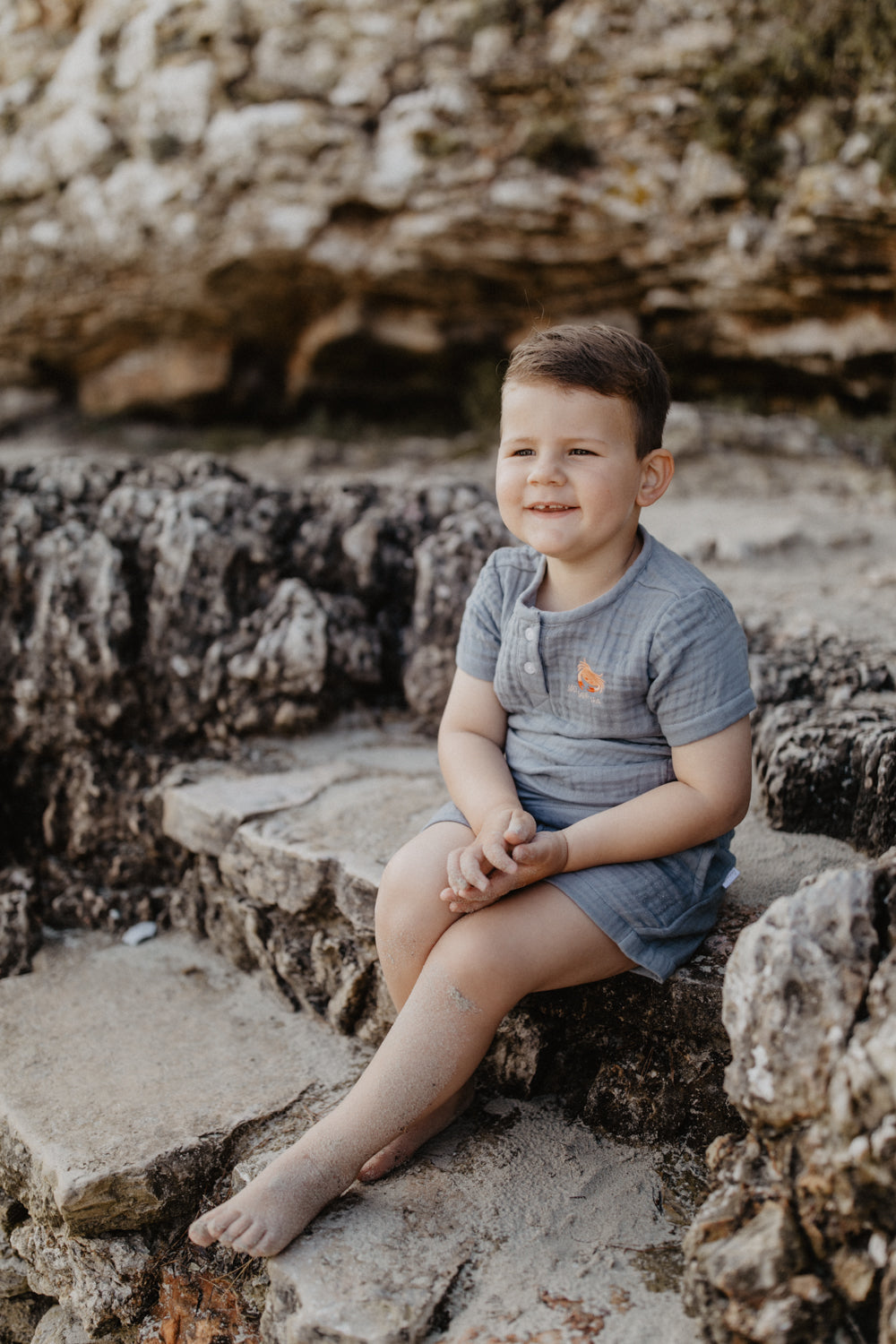 Muslin Shorts 'Blue'