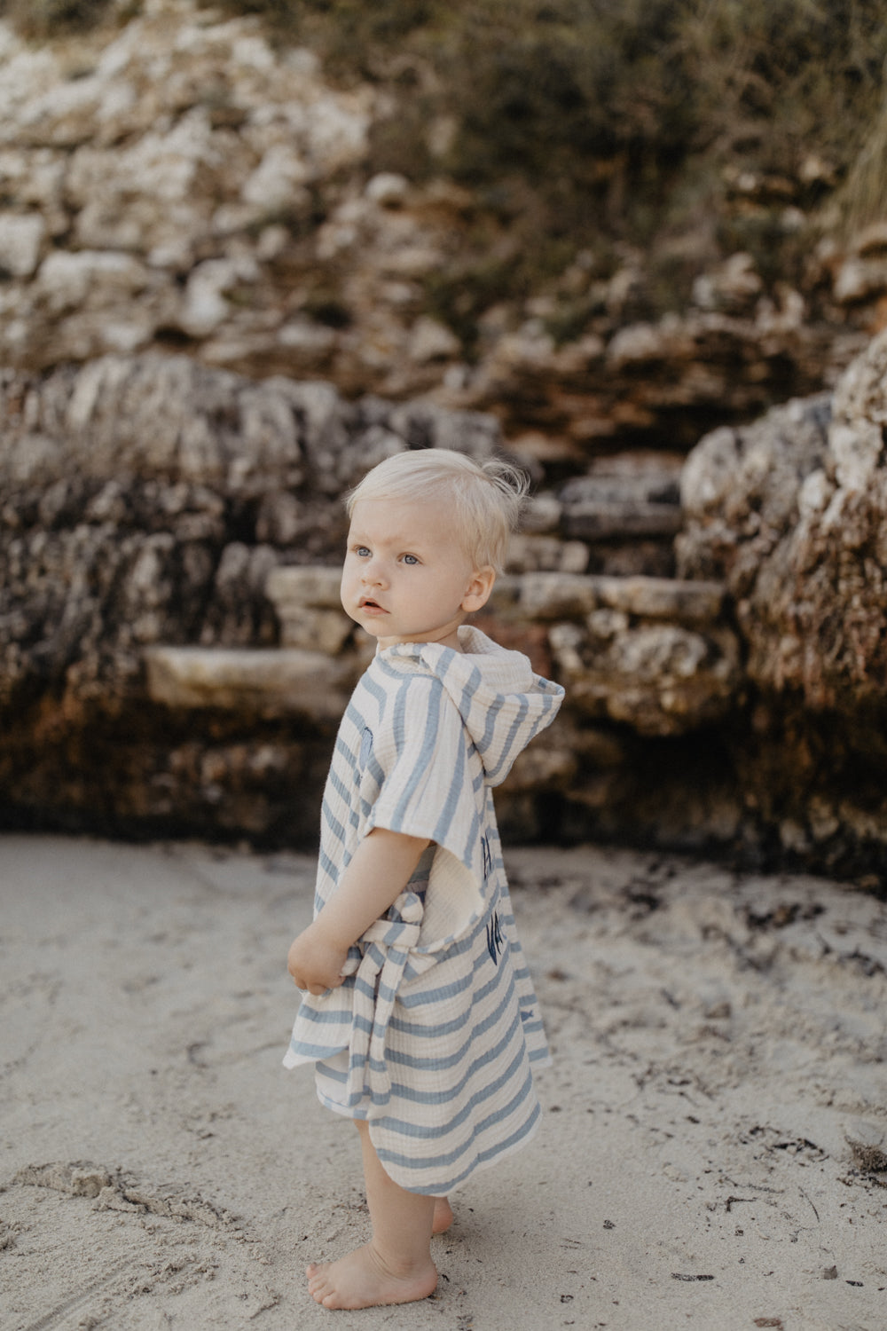 Muslin Poncho 'Oh Hey Vacay'