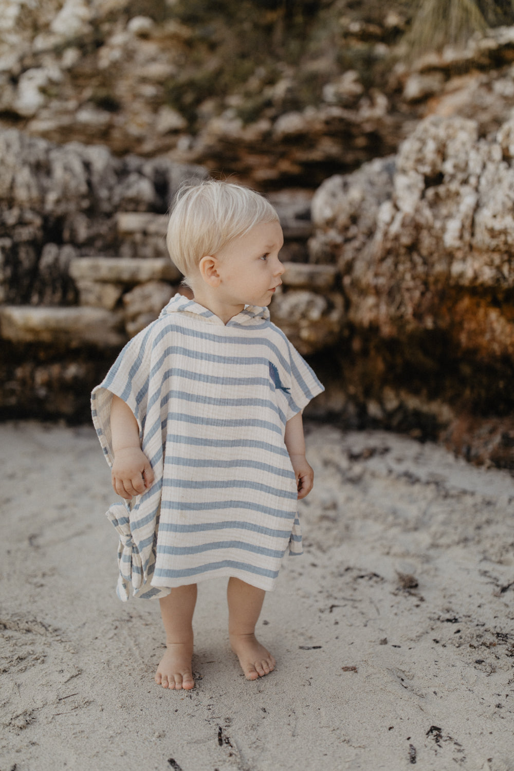 Muslin Poncho 'Oh Hey Vacay'