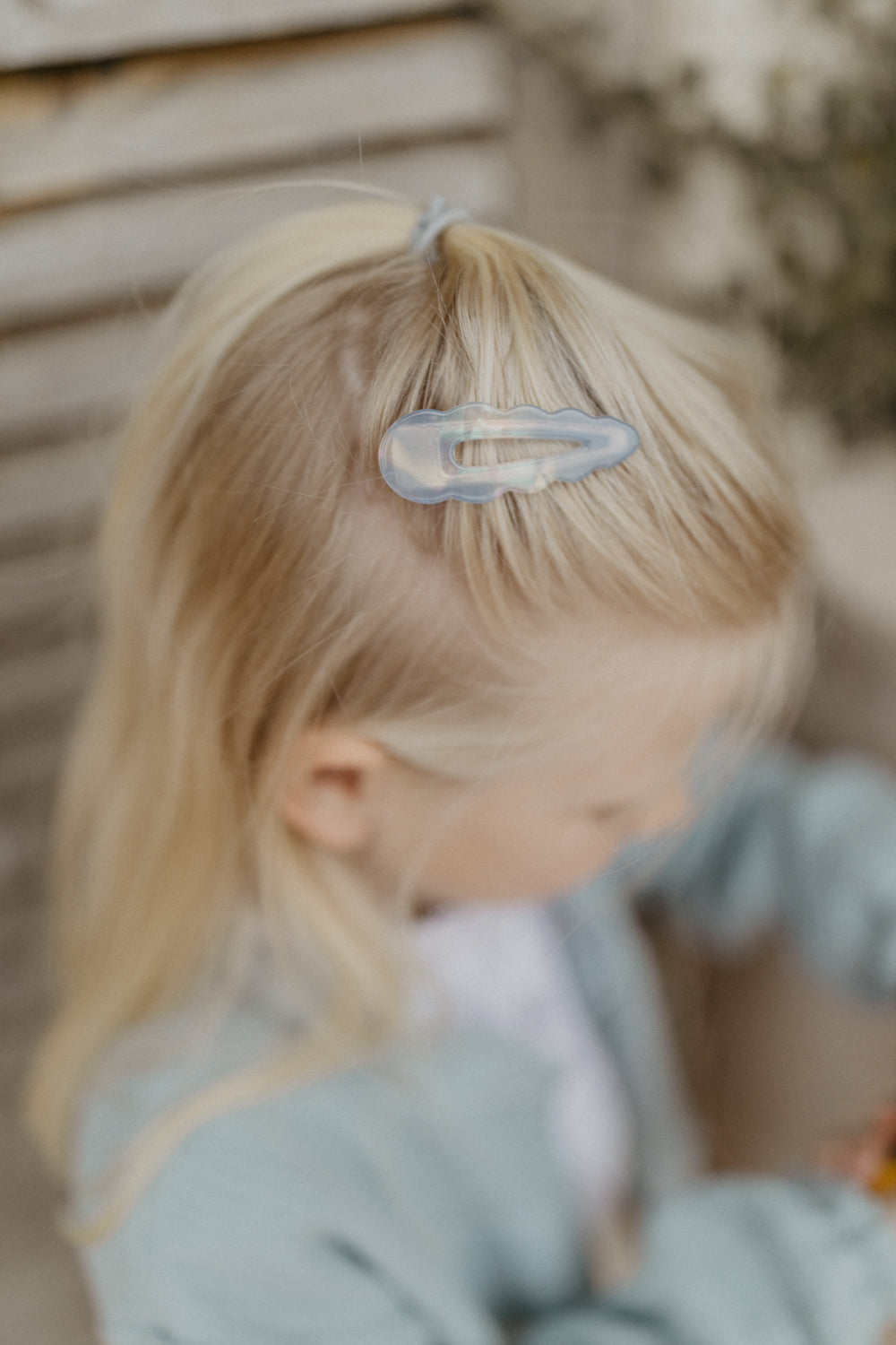 Acetate Hair Clips 'Wavy', Set of 4