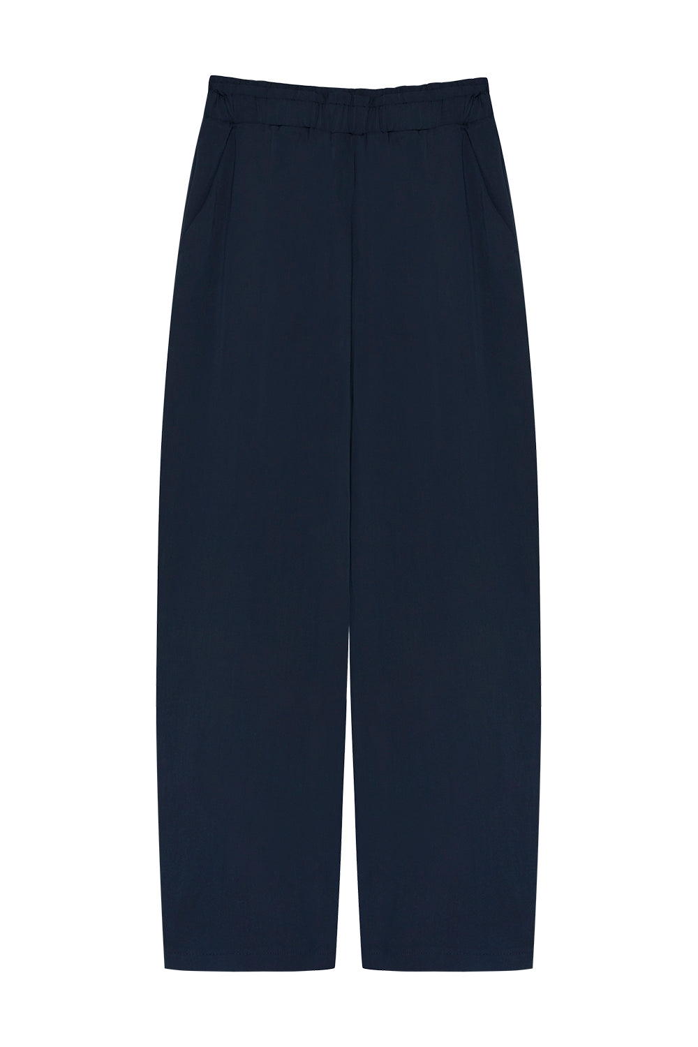 Hose aus Modal-Tencel in Navy