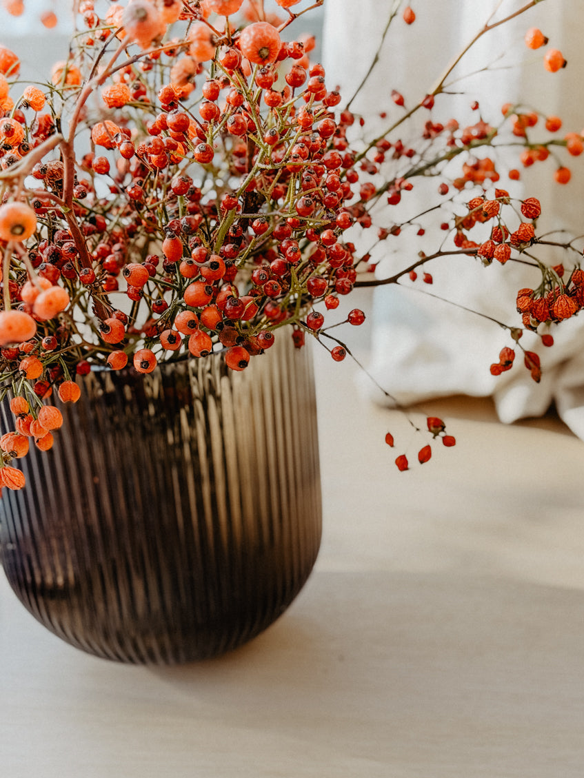 dbkd | Simple Stripe Glasvase large – brown