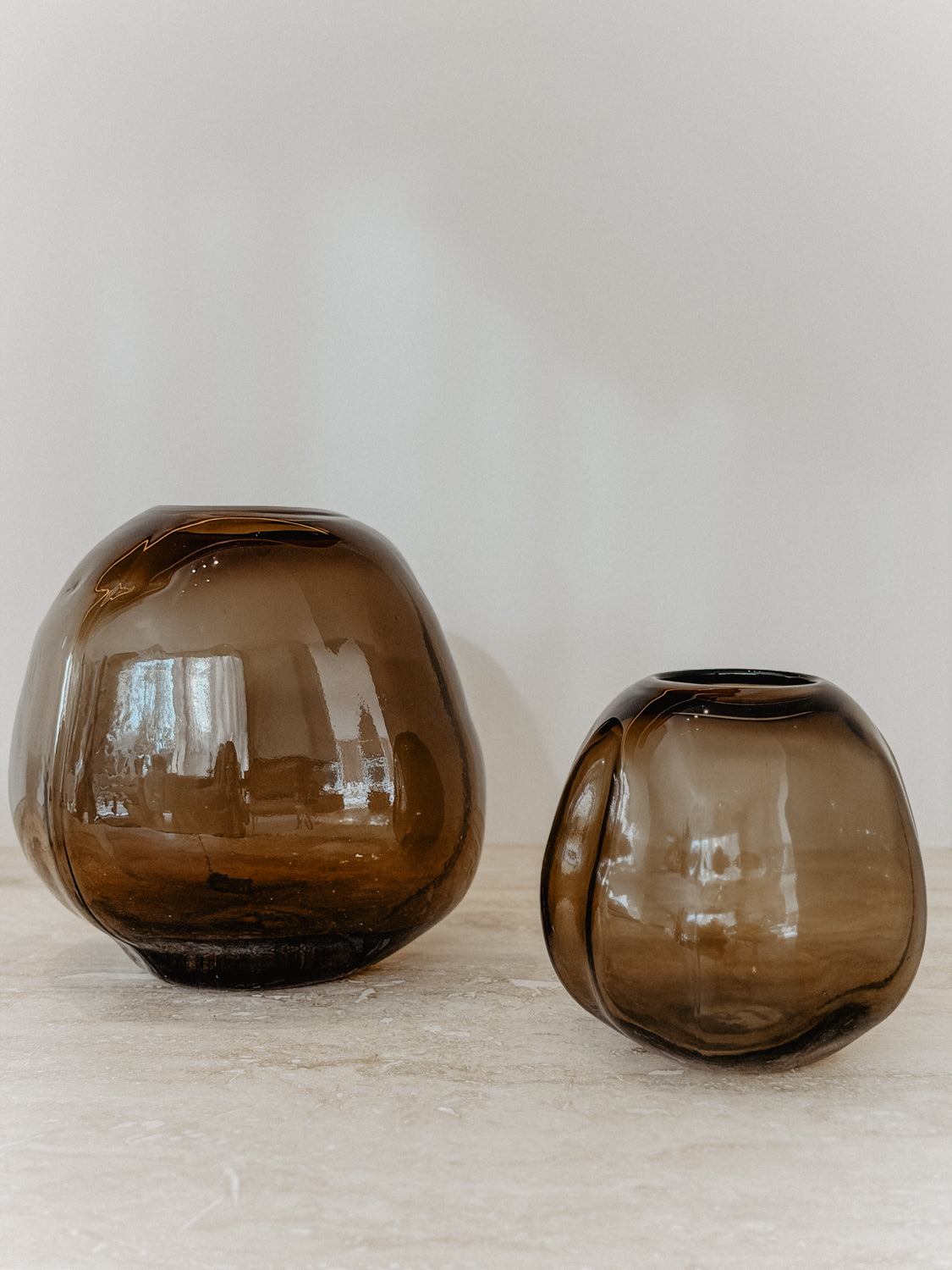 dbkd | Pebble Glasvase large – brown