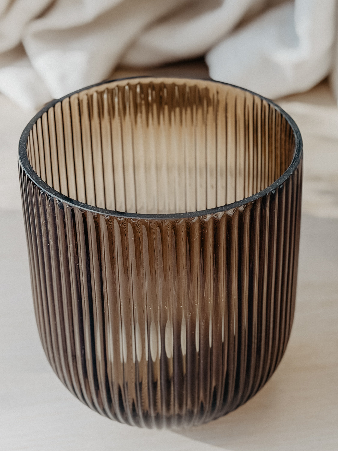 dbkd | Simple Stripe Glasvase medium – brown