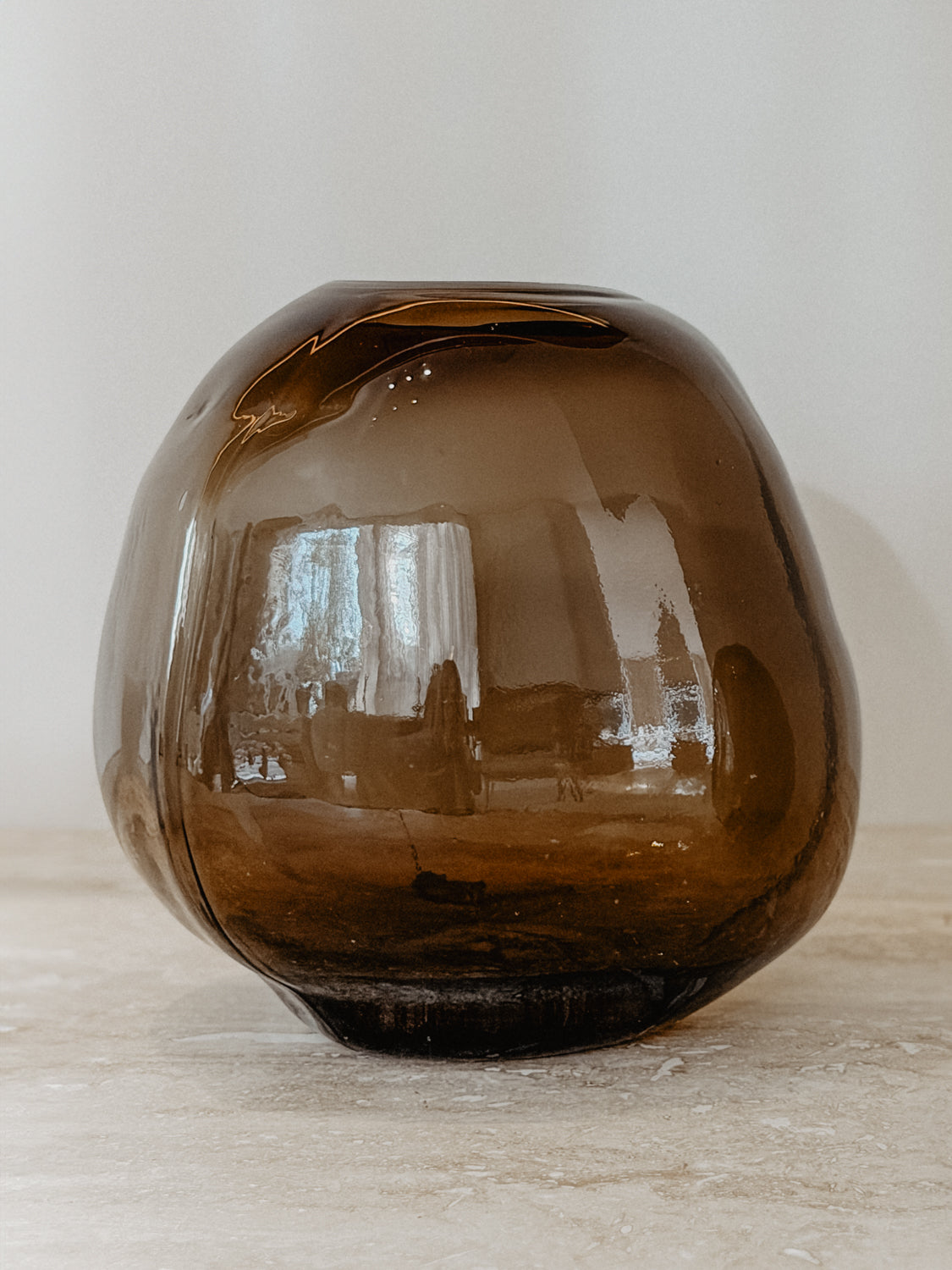 dbkd | Pebble Glasvase small – brown