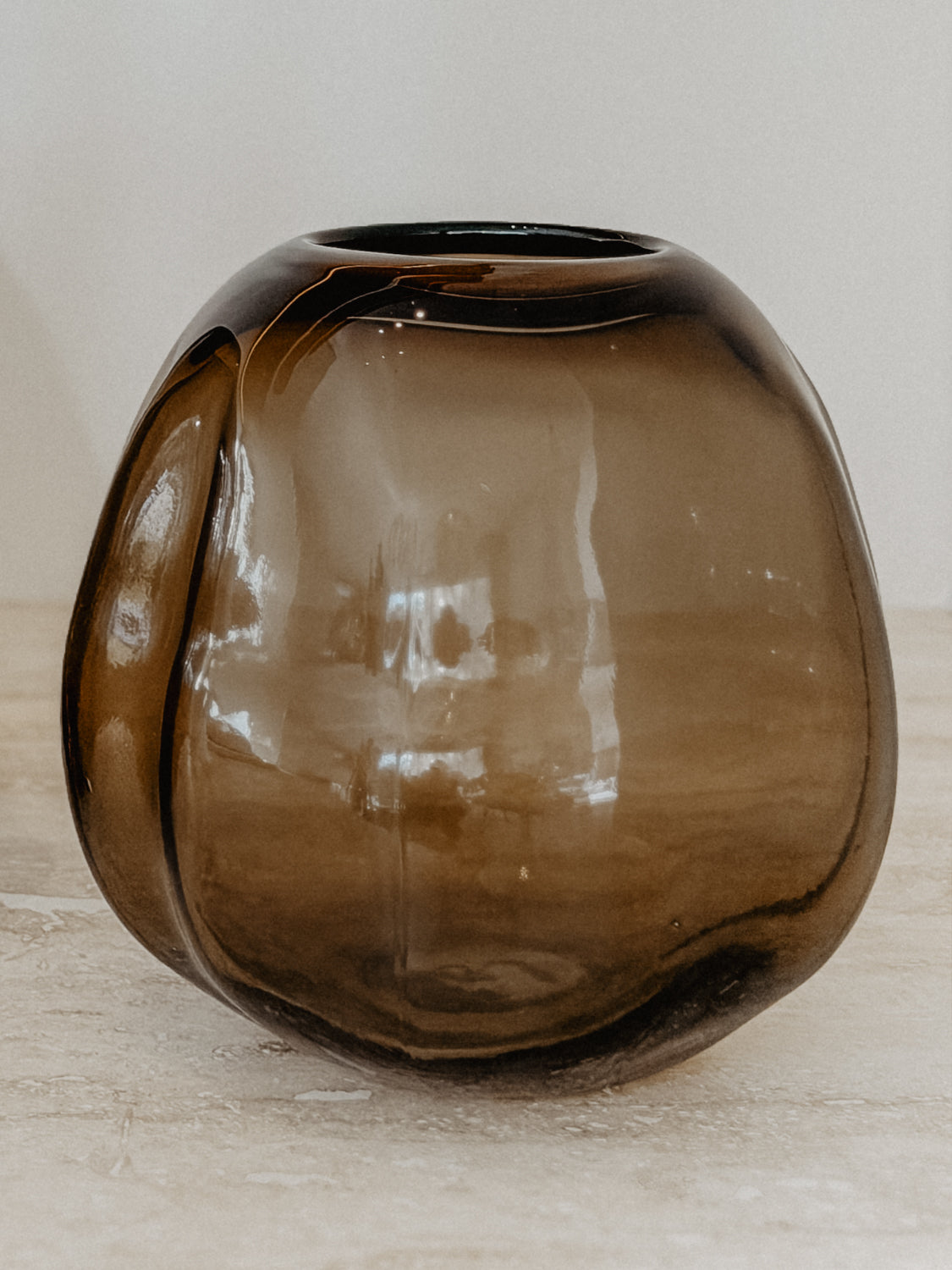 dbkd | Pebble Glasvase large – brown