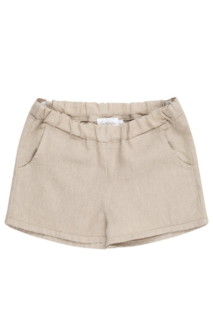 Unisex Shorts Mit Taschen Tan / 62/68 Hosen
