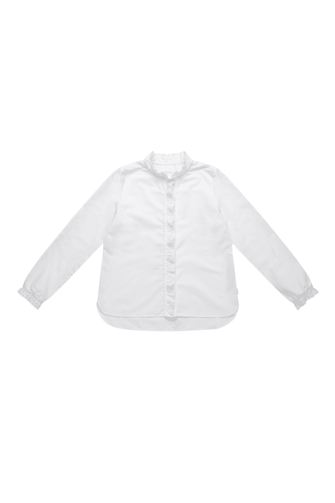 Spitzenbluse Mit Broderie Anglaise Für Frauen Xs Blusen