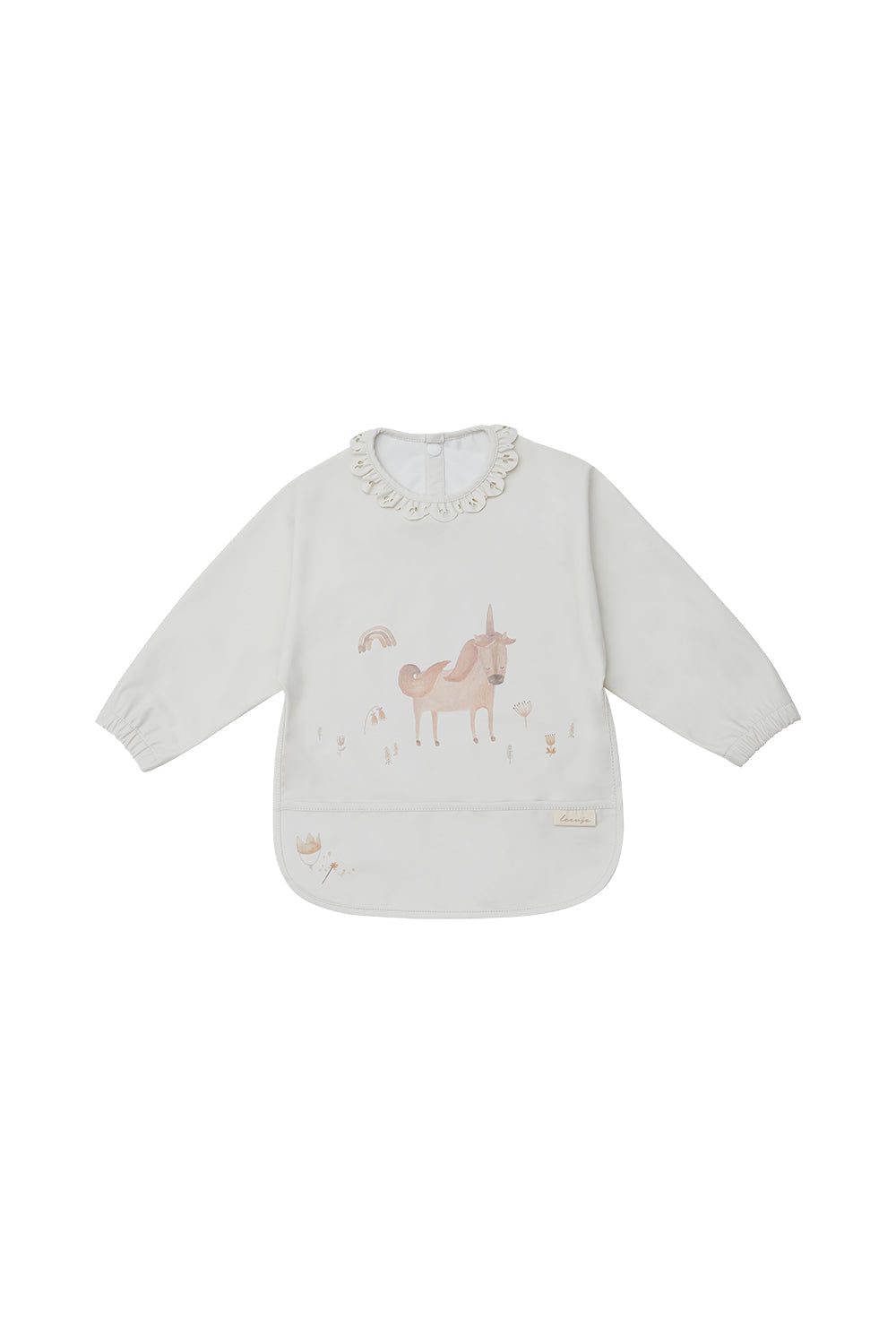 "Unicorn" long-sleeved bib