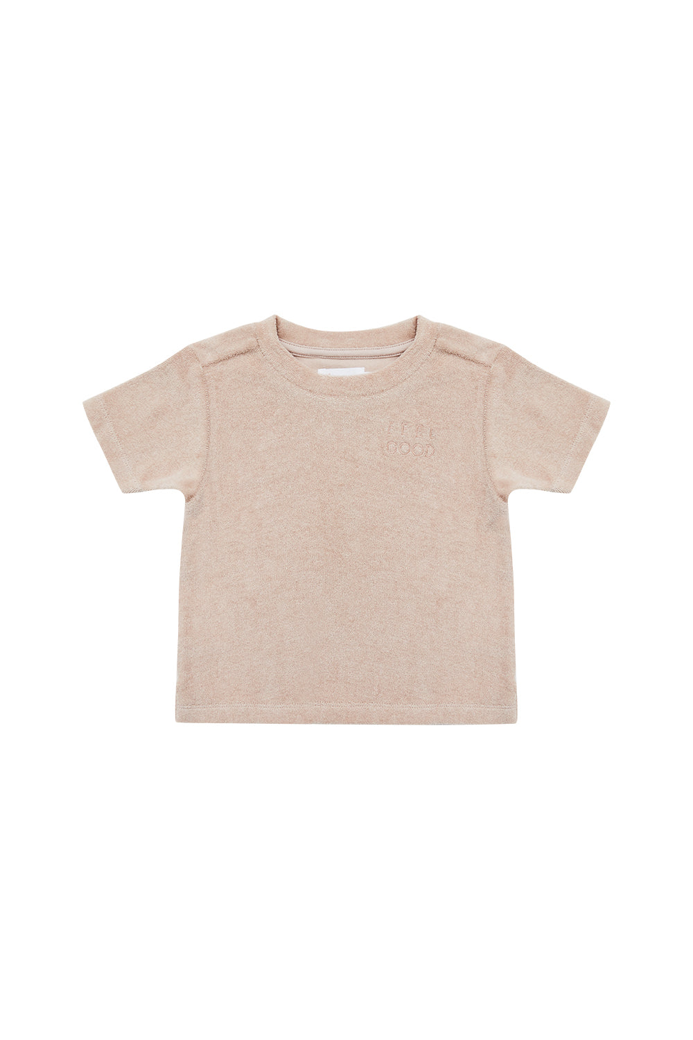 Frottee Shirt 'feel good' in dusty rose