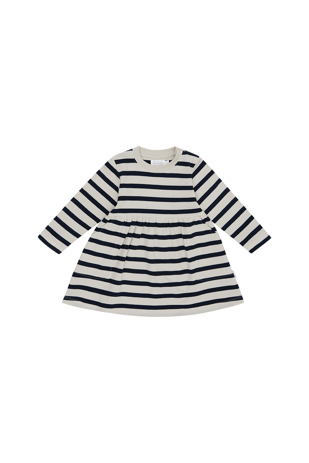 Sweat dress 'navy stripes'