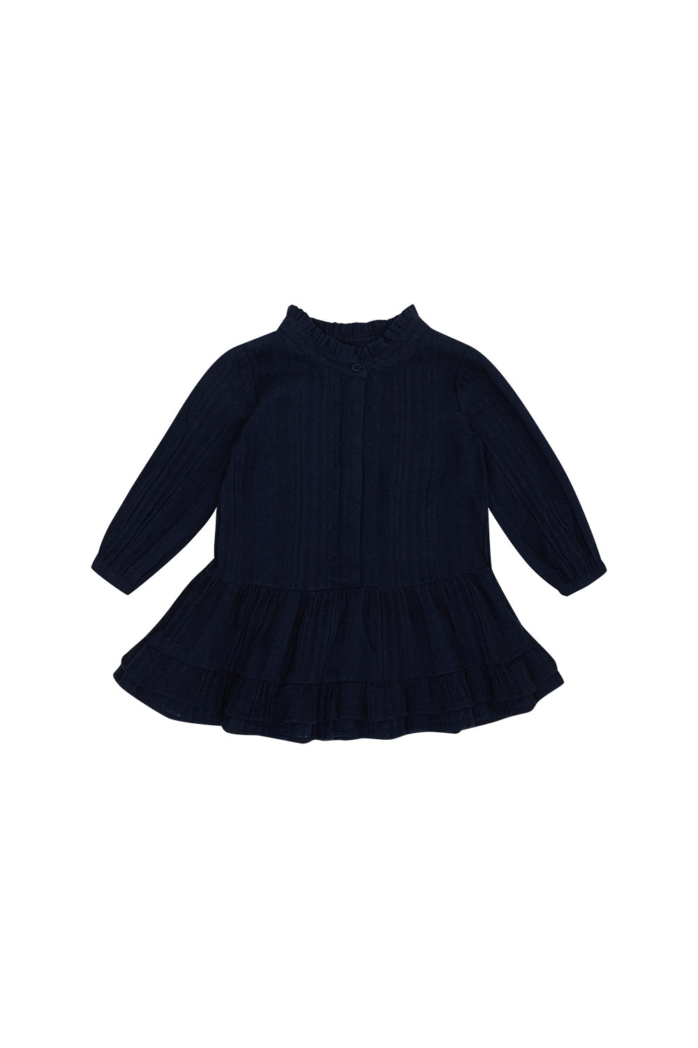 Mini-Me long-sleeved lace dress 'navy' for children