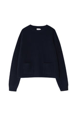 Premium Knitwear: Mini-Me Pullover Navy Für Frauen / Xs Hw 23/24