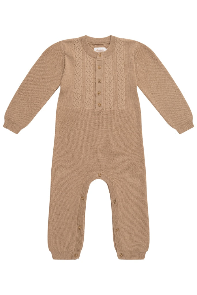 Baby Onesie Aus Merinowolle Coffee / 62/68