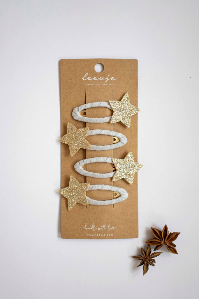 Haarspangen 'Sparkly Star Clips'