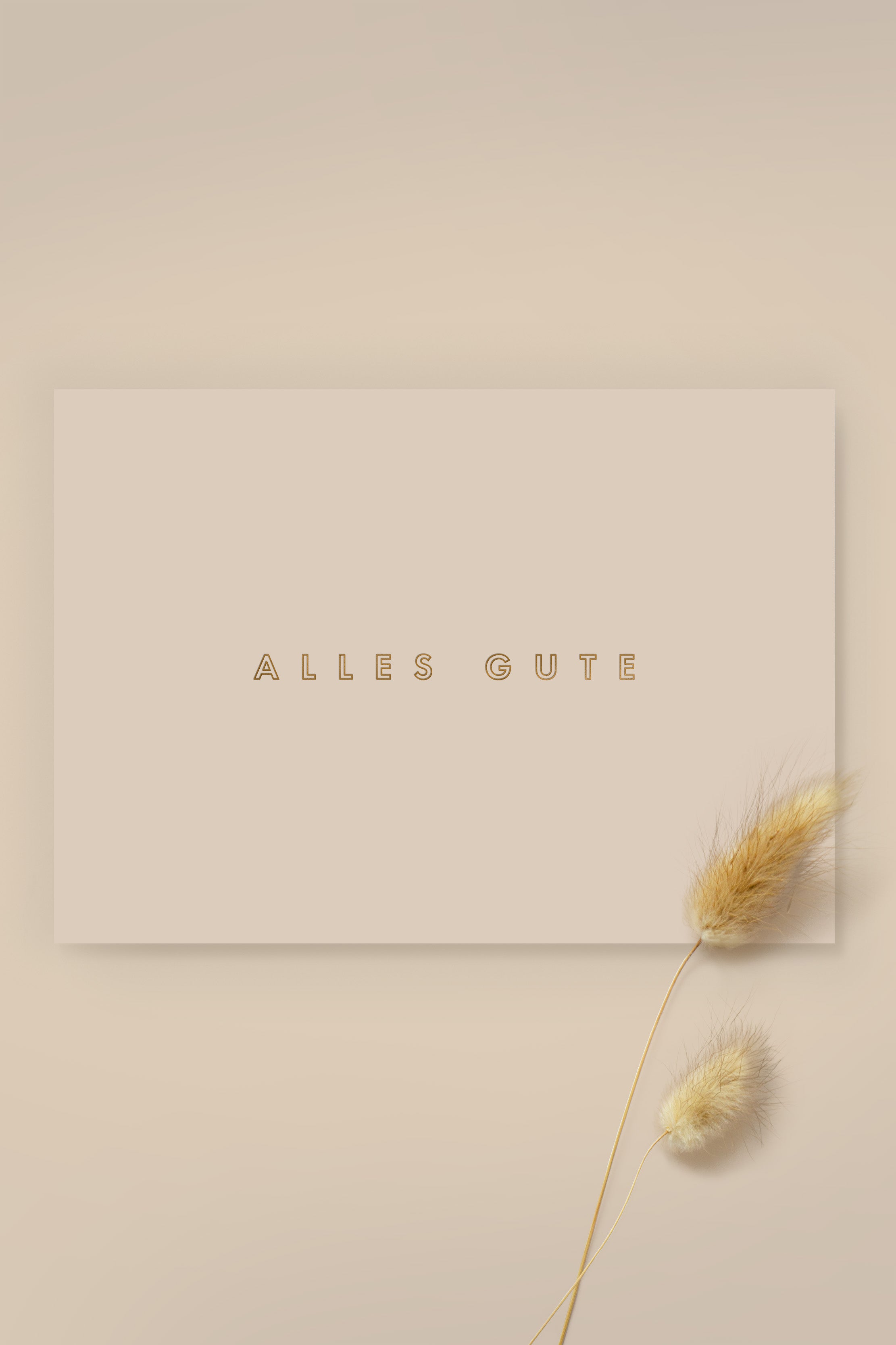 Postcard "Alles Gute"