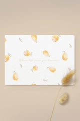 Postkarte "when life gives you lemons"
