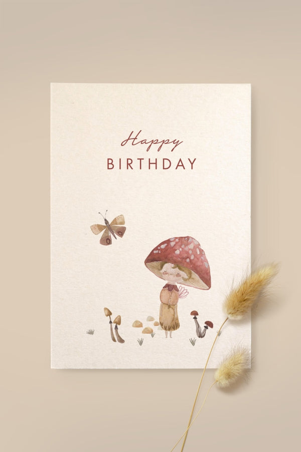Wood Pulp Card Fairytale 'Happy Birthday'
