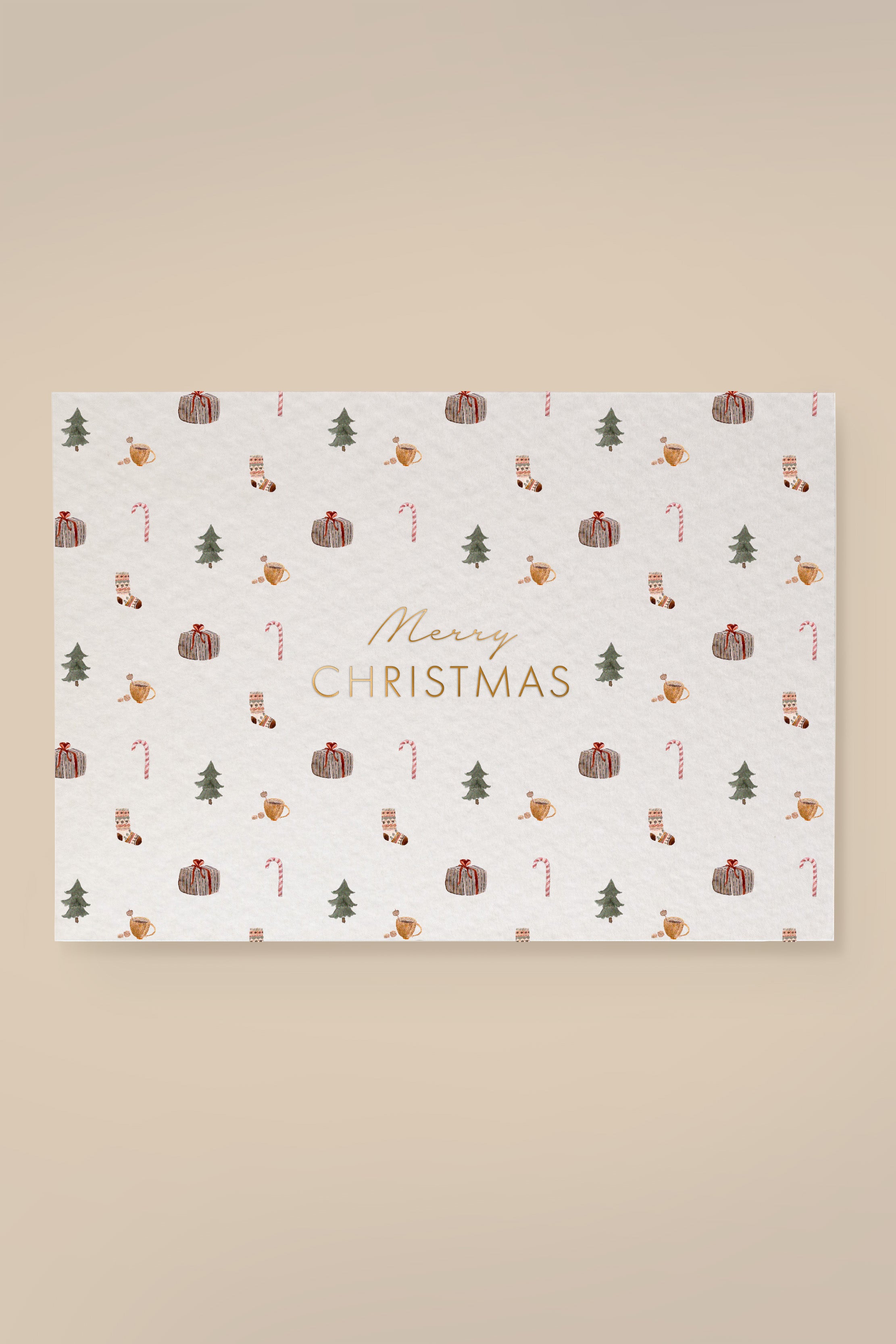 Postkarte "Merry Christmas"