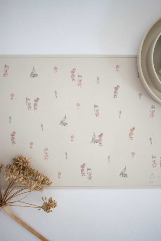 Tischset "Little Feather" aus Silikon