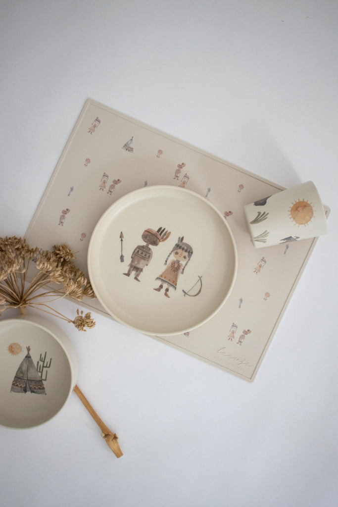 Tischset "Little Feather" aus Silikon