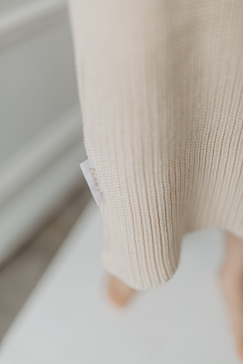 Chunky Knit Kleid aus Bio Baumwolle