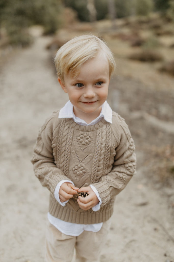 Strickpullover Mit Aufwendigem Strickmuster Merinowolle